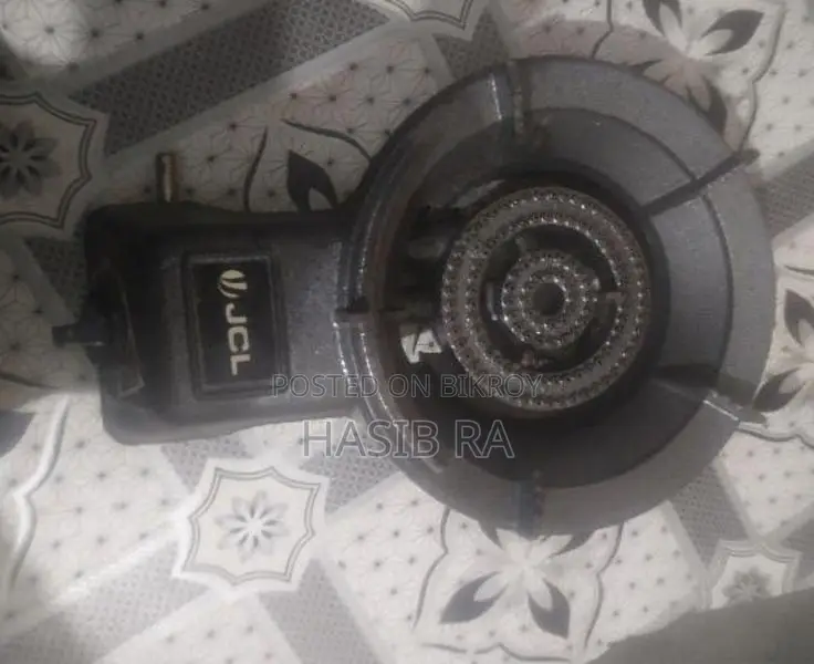 Single-burner cast iron gas stove