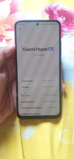 Xiaomi Redmi Note 11 readme (Used)