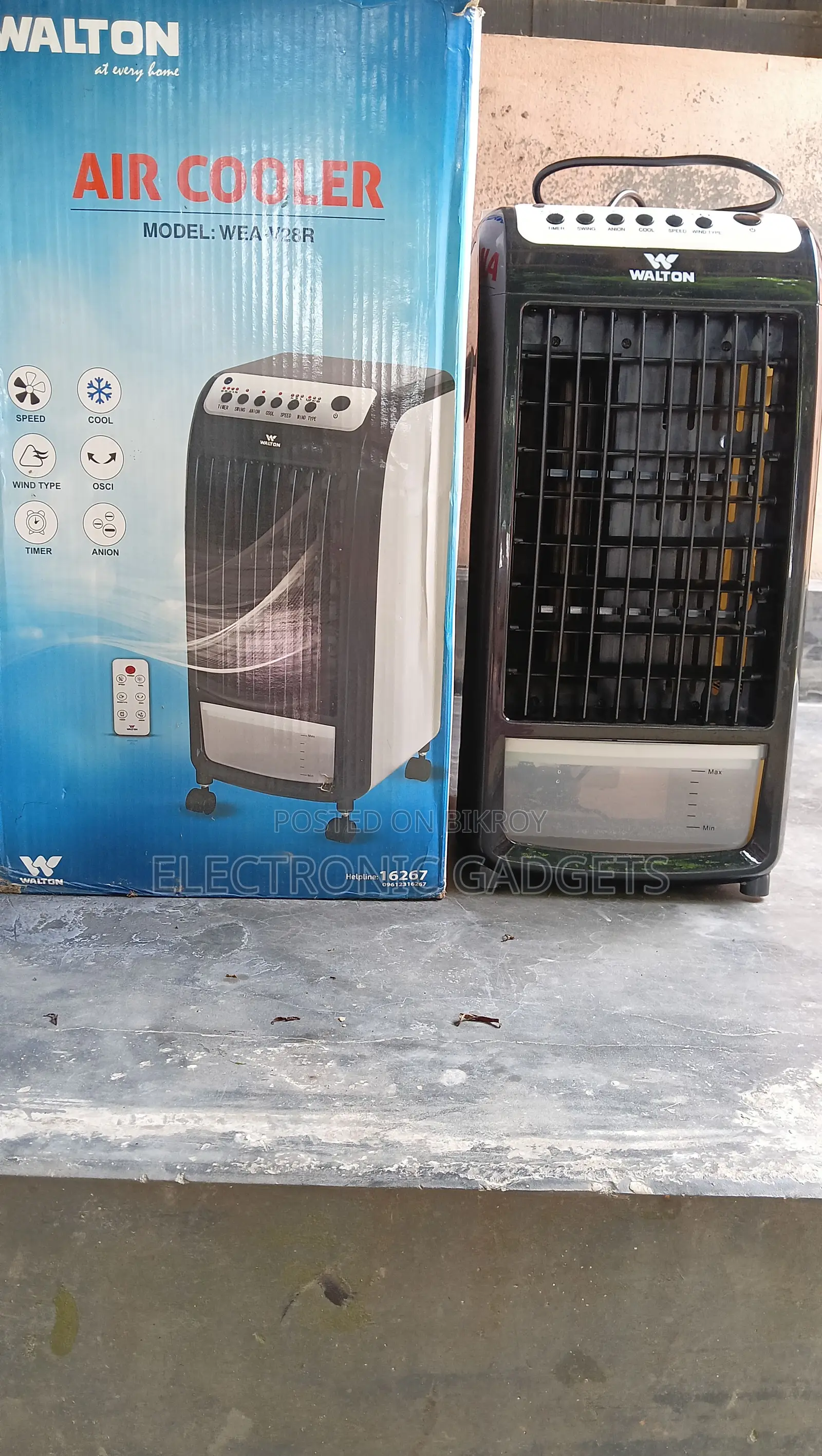 Walton Air Cooler Wea-V28r Remote Control New Condition