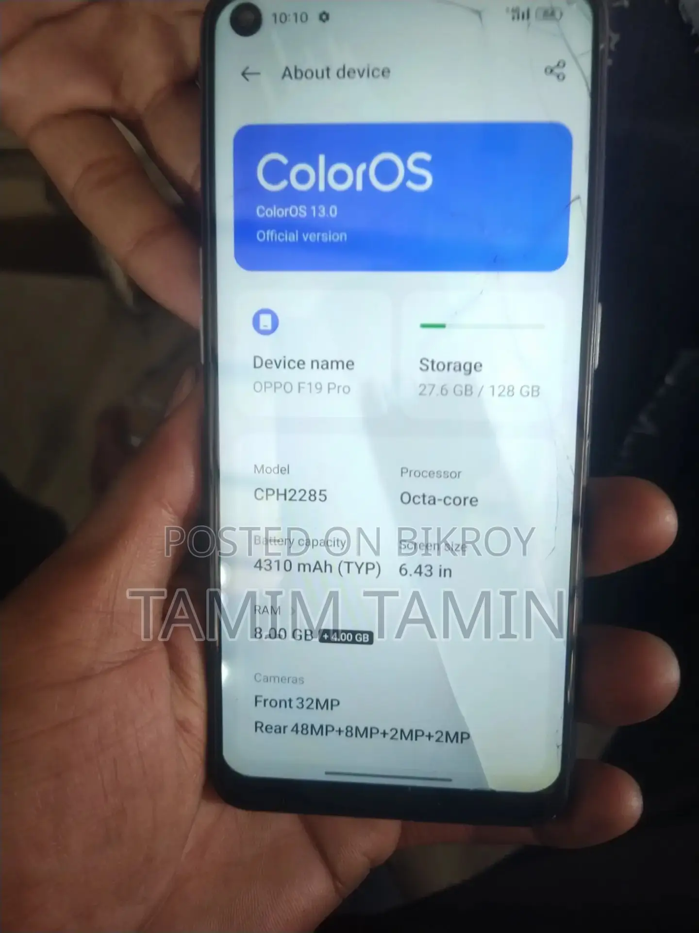 OPPO F19 Pro Great Phone (Used)
