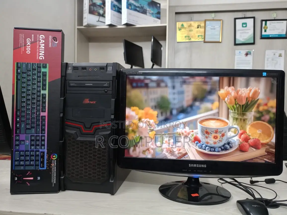 Desktop Computer-Core i5 (4th Gen)_Ram 4GB+SSD 120GB+20"Monitor+Mouse