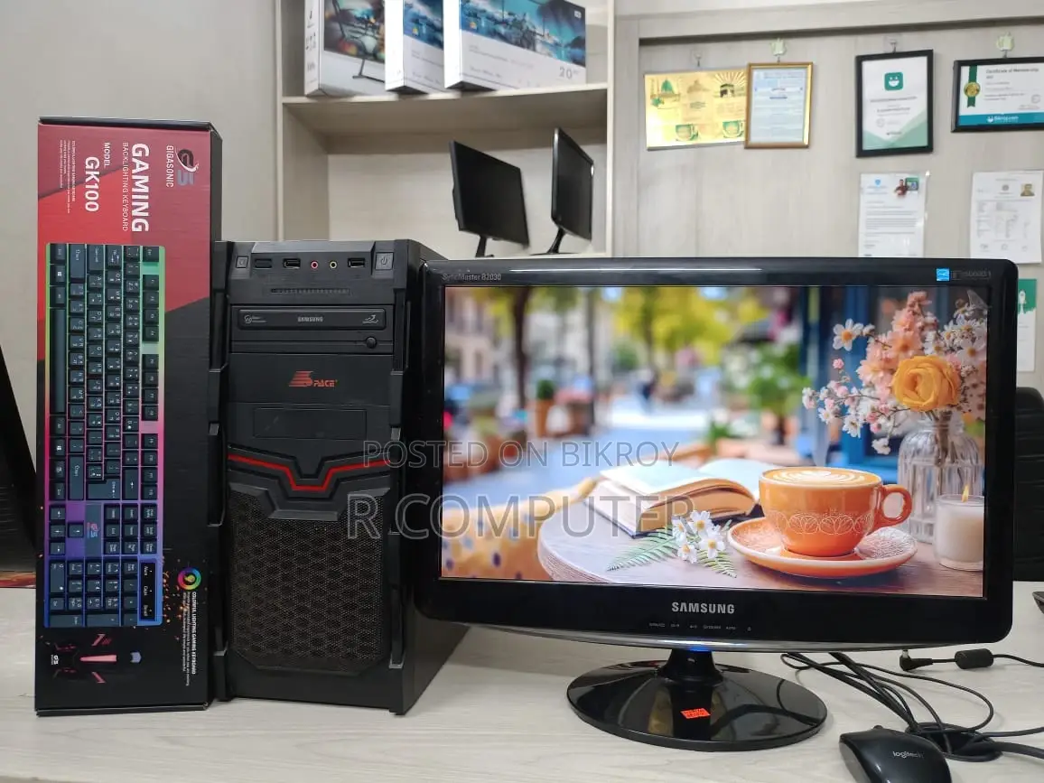 Desktop Computer-Core i5 (4th Gen)_Ram 4GB+SSD 120GB+20"Monitor+Mouse