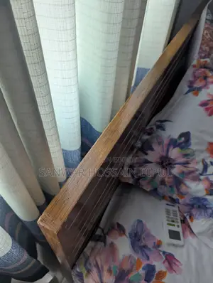 Medium size bed 7x4.5 feet. Perfect for small rooms and bachelors