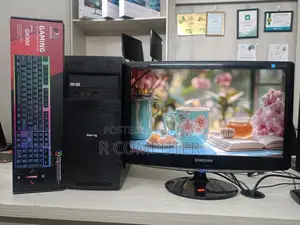 Computer Full Set-Core i3 (8th Gen)_M.2 SSD 256GB+Ram 4GB+20"Monitor