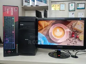 Computer Full Set-Core i3 (8th Gen)_M.2 SSD 256GB+Ram 4GB+20"Monitor