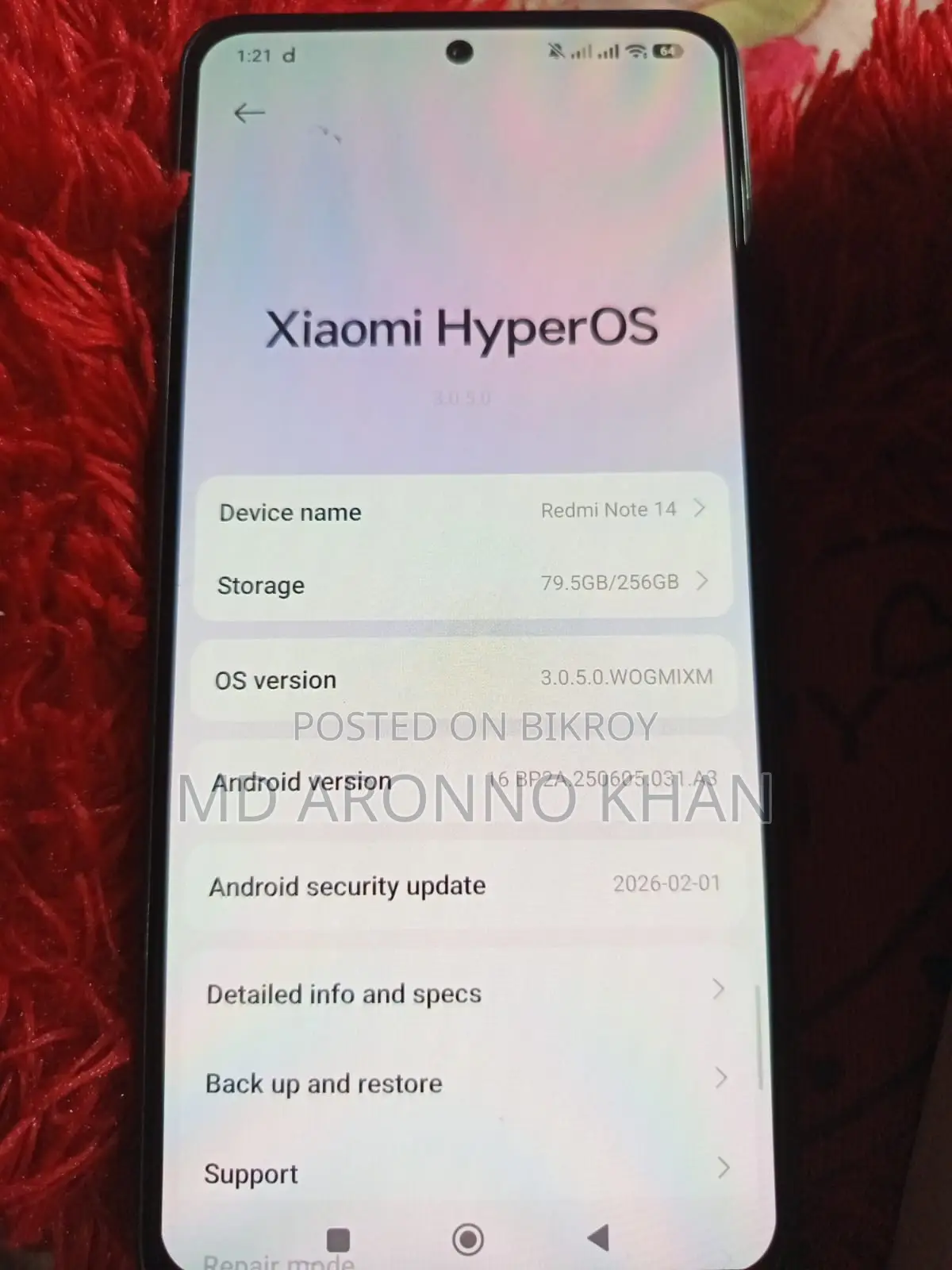 Xiaomi Redmi Note 14 (Used)