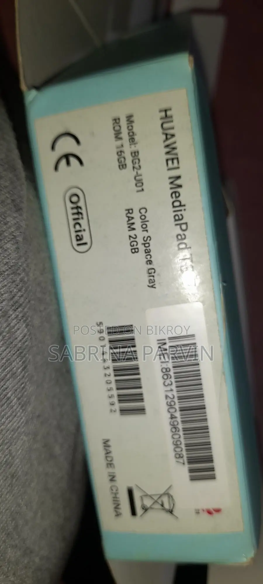 Huawei tab