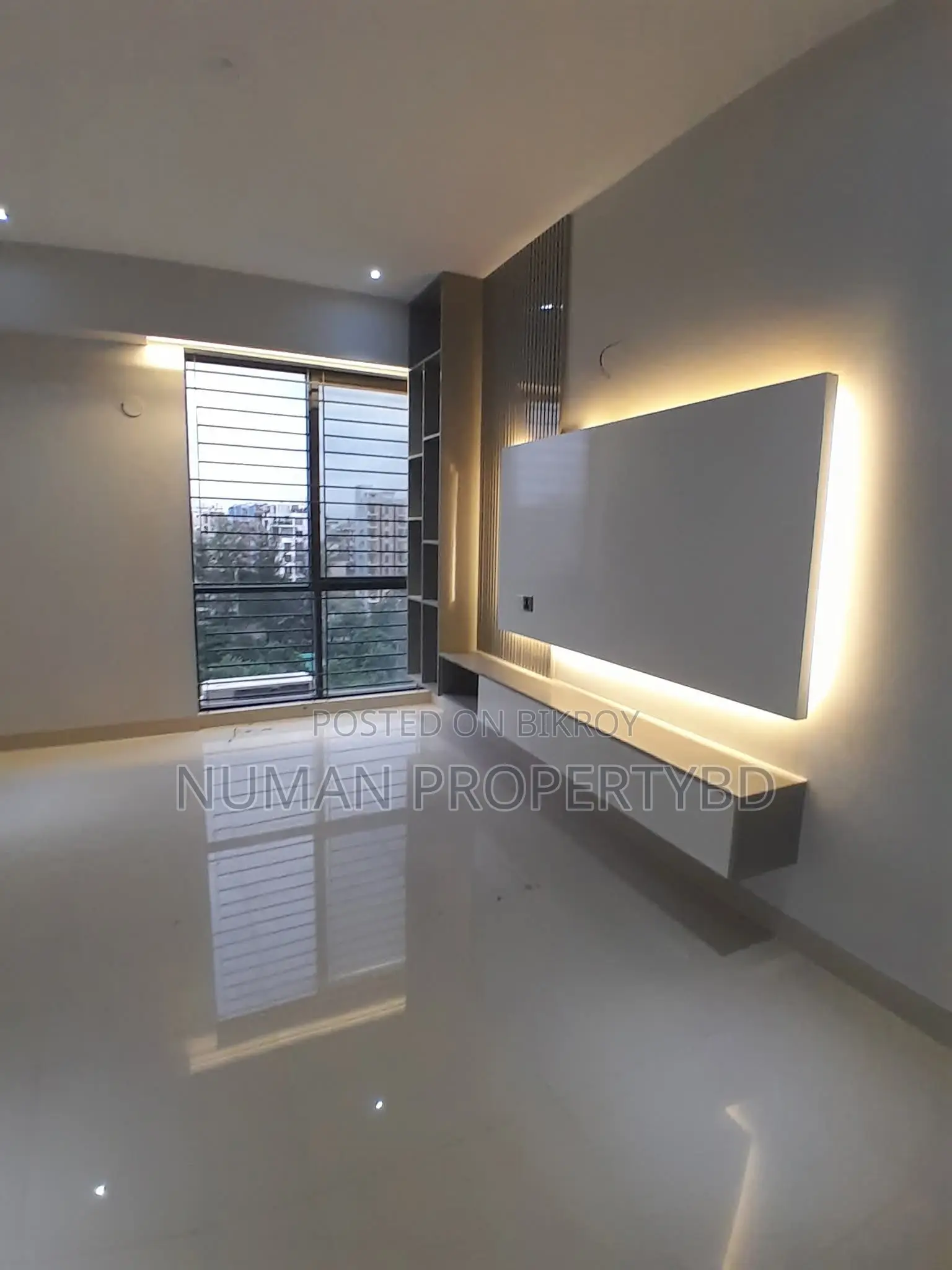 2100 sq ft 3 bedroom full fair face new luxury semi-furnished flat for rent
