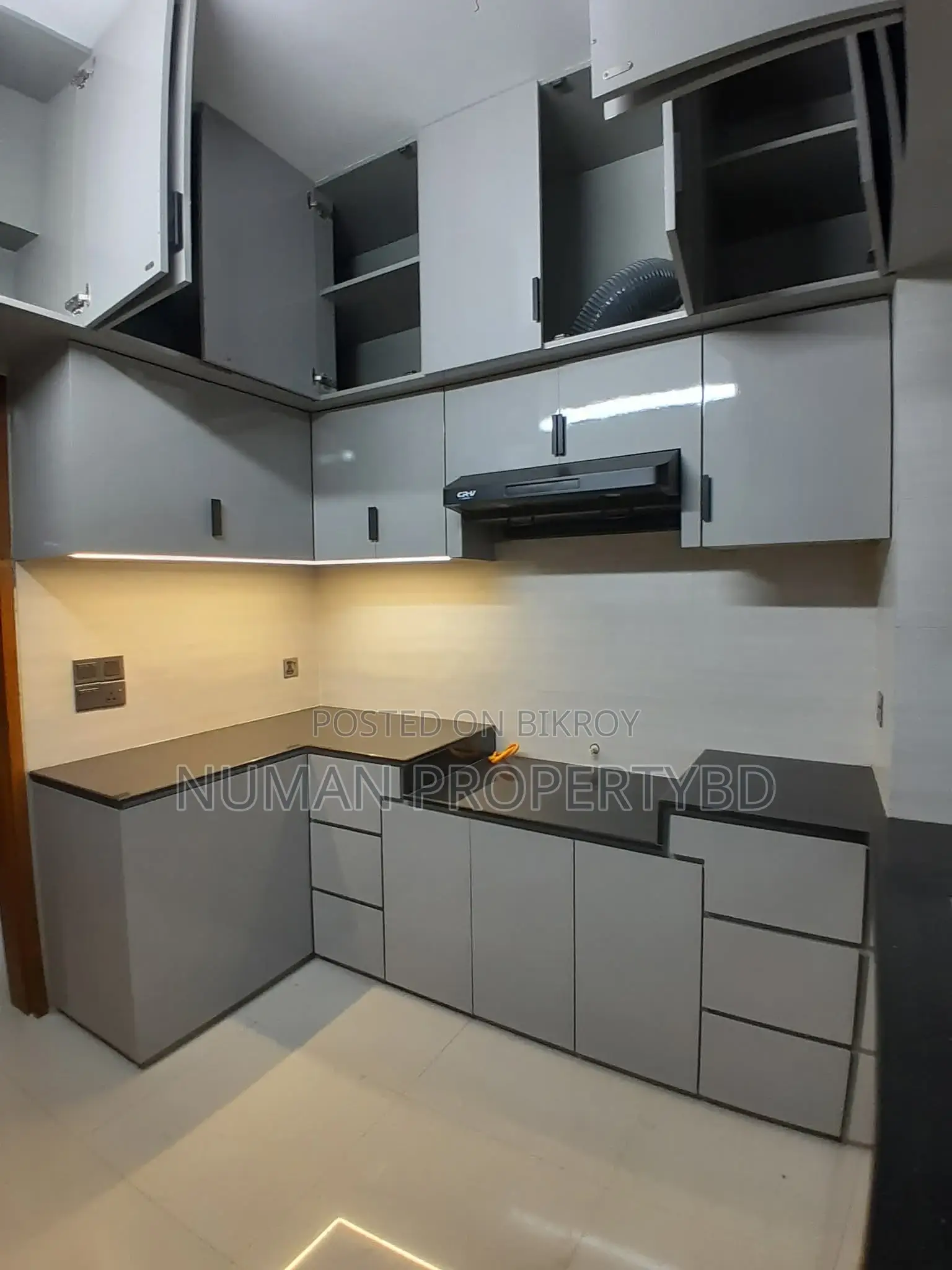 2100 sq ft 3 bedroom full fair face new luxury semi-furnished flat for rent