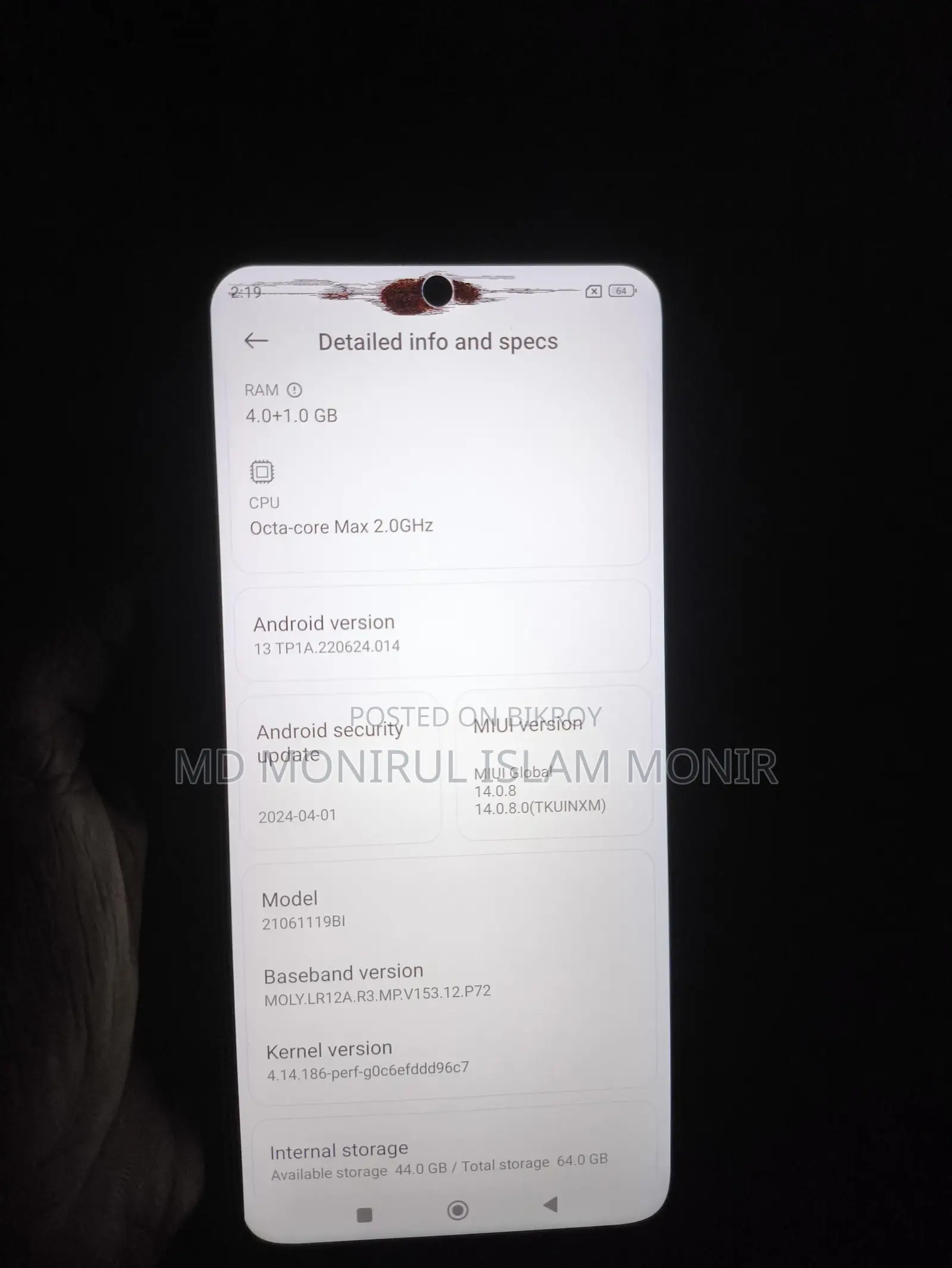 Xiaomi Redmi . (Used)