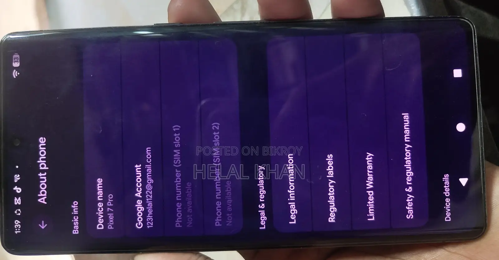 Google Pixel 7 Pro (Used)