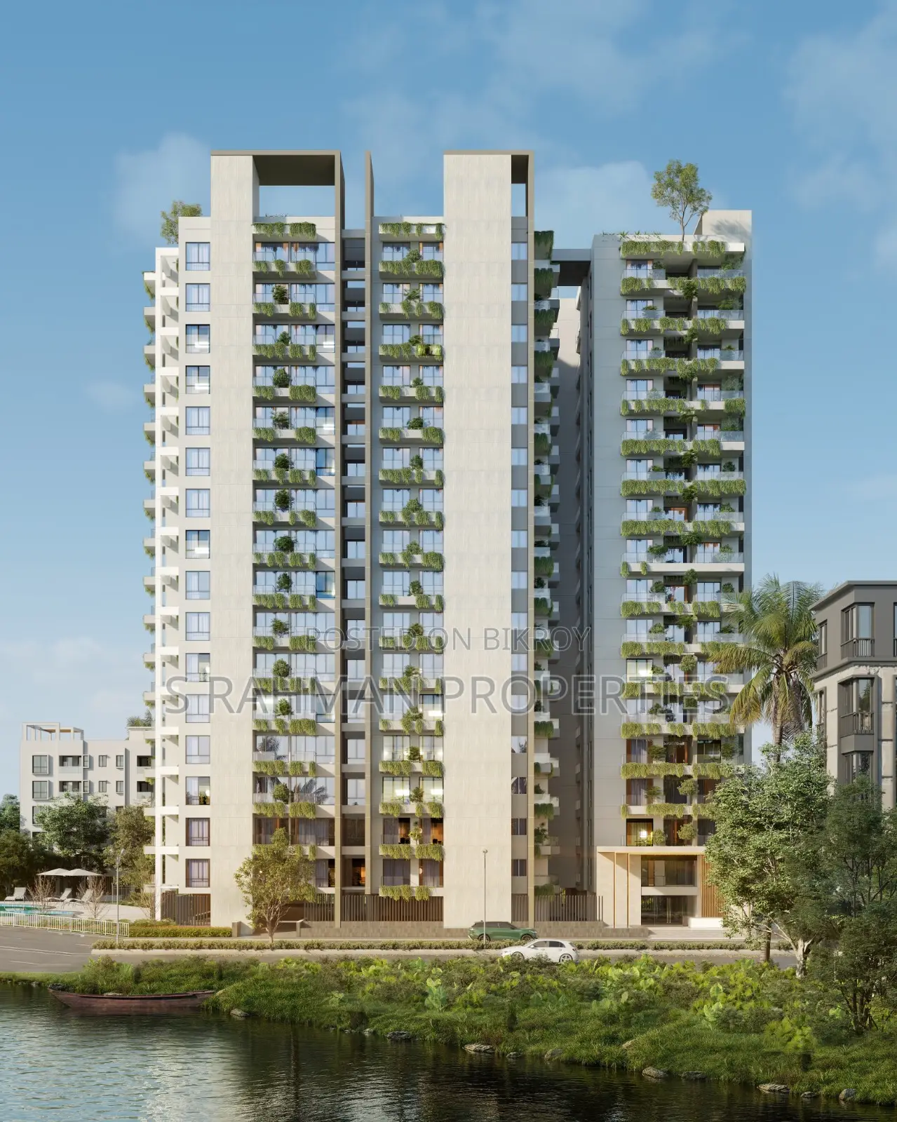 Premium Housing Project in Block K, Bashundhara Residential Area.