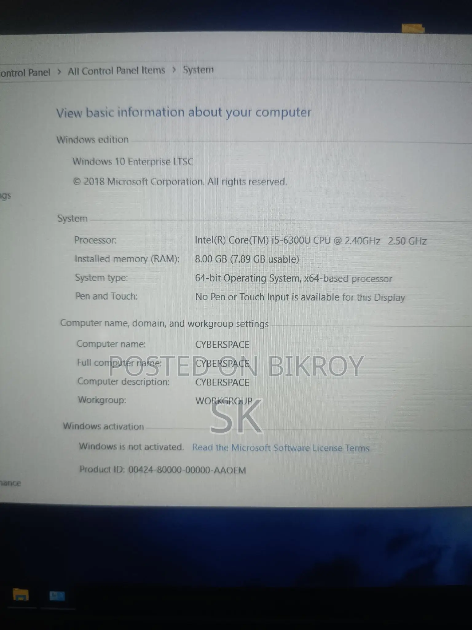 Core i5 6th Gen