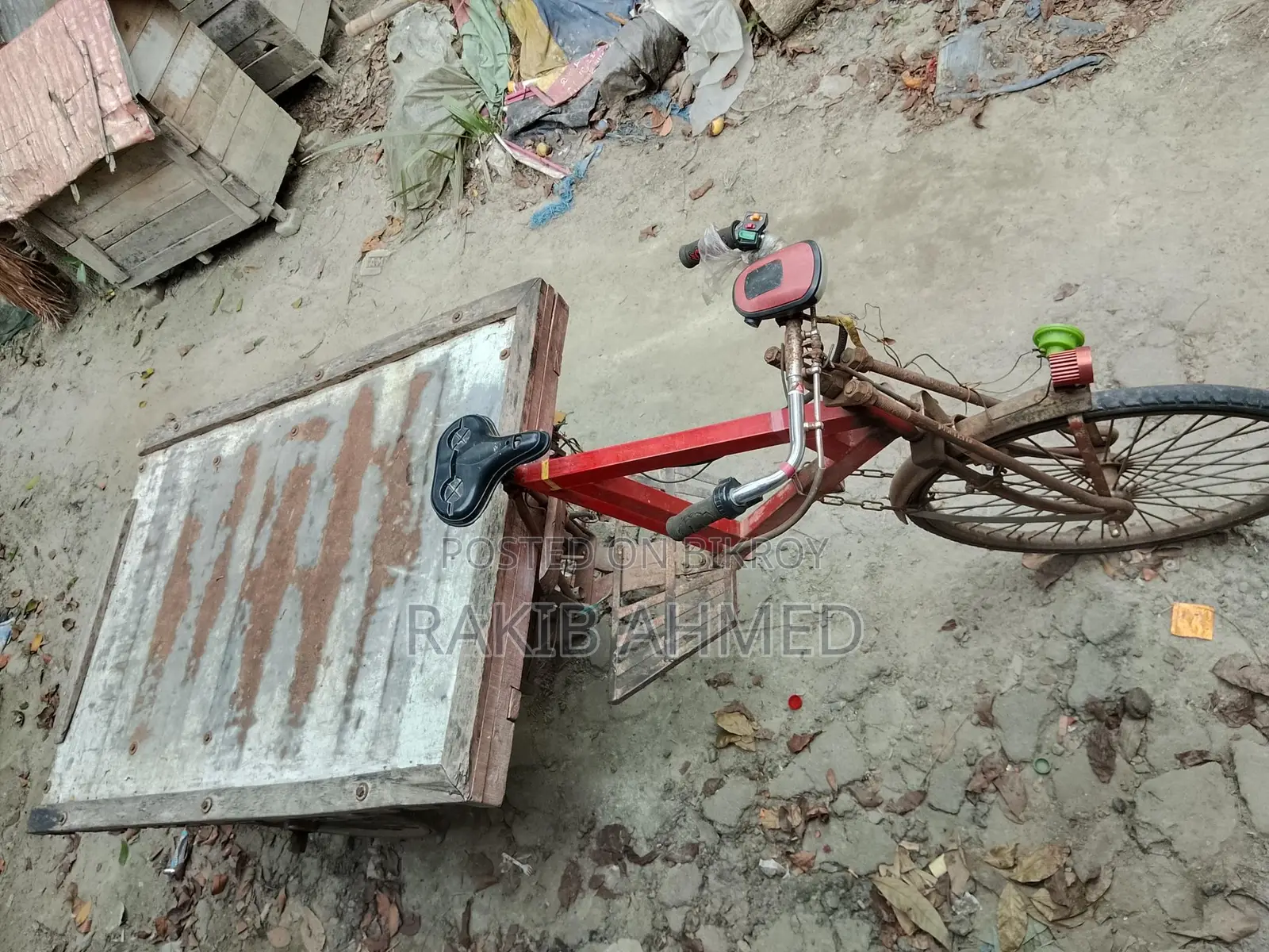 Vehicle without battery, only the vehicle