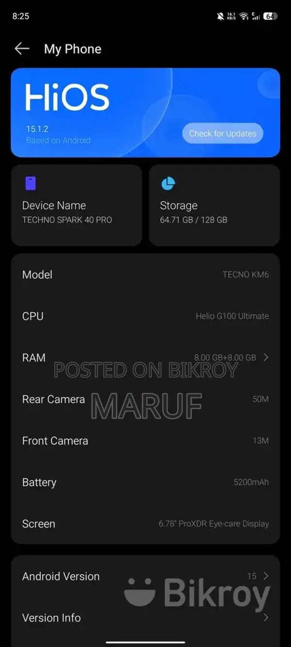 Tecno Spark 40 Pro (Brand New)
