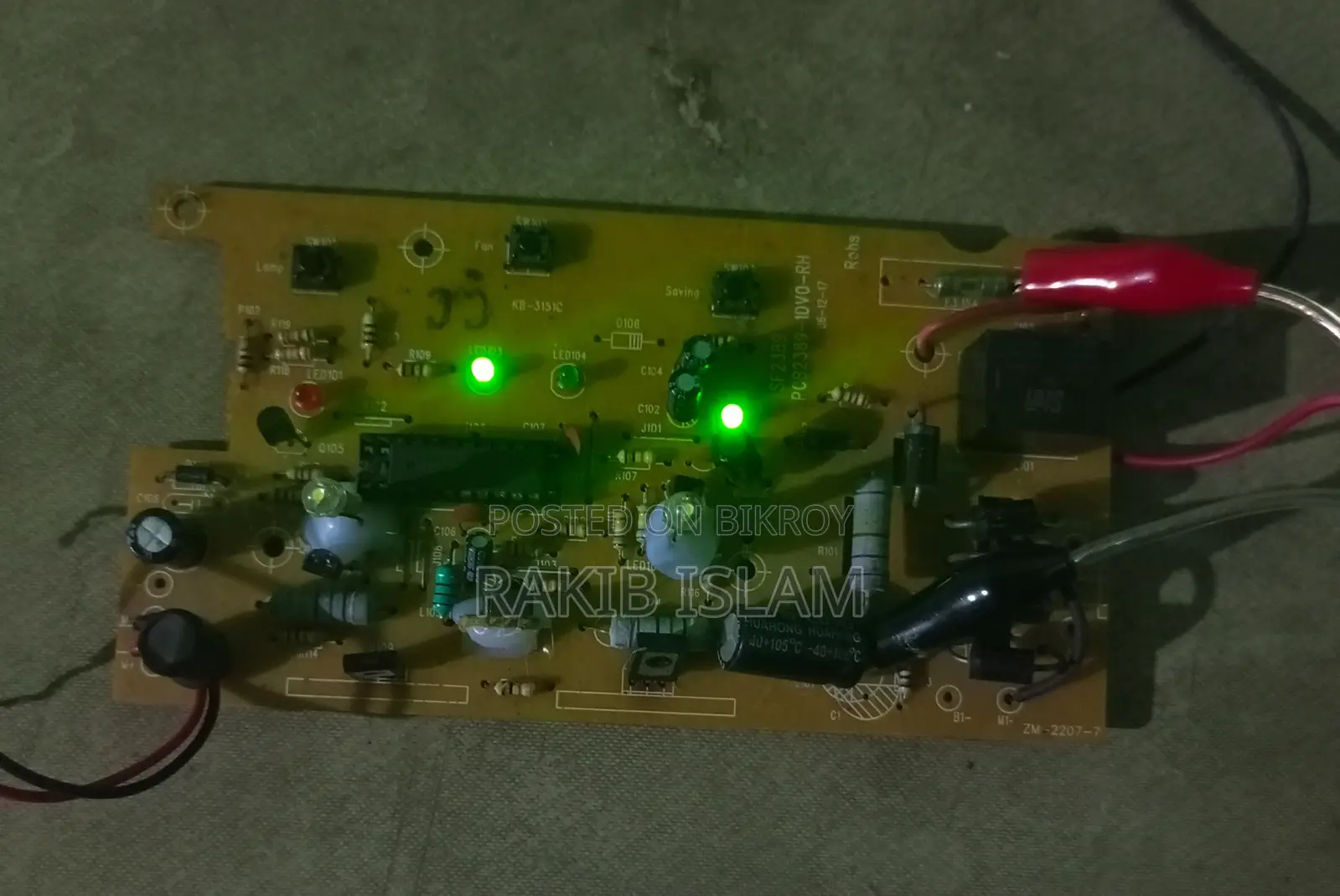 Sunca Charger Fan Circuit