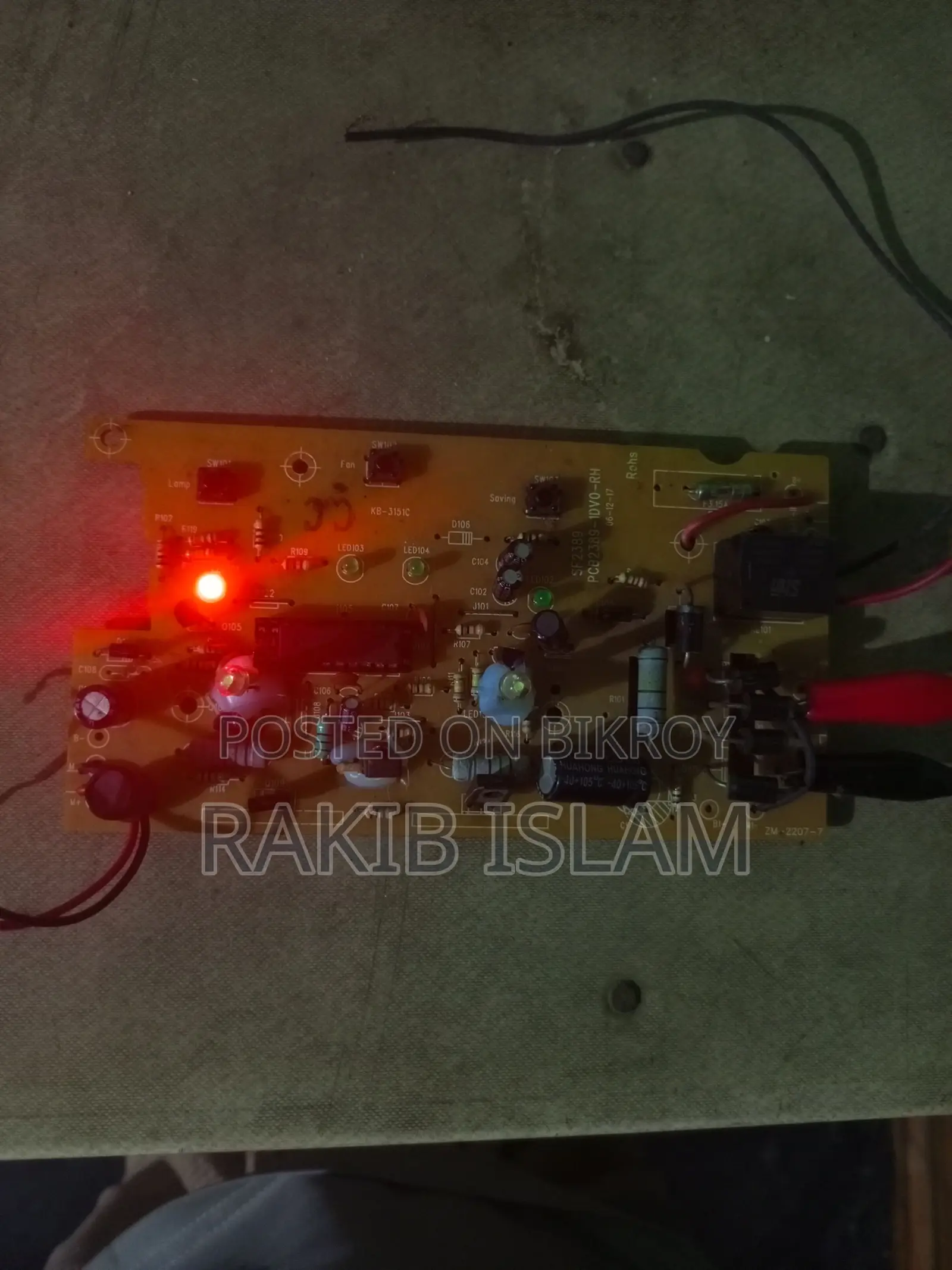 Sunca Charger Fan Circuit