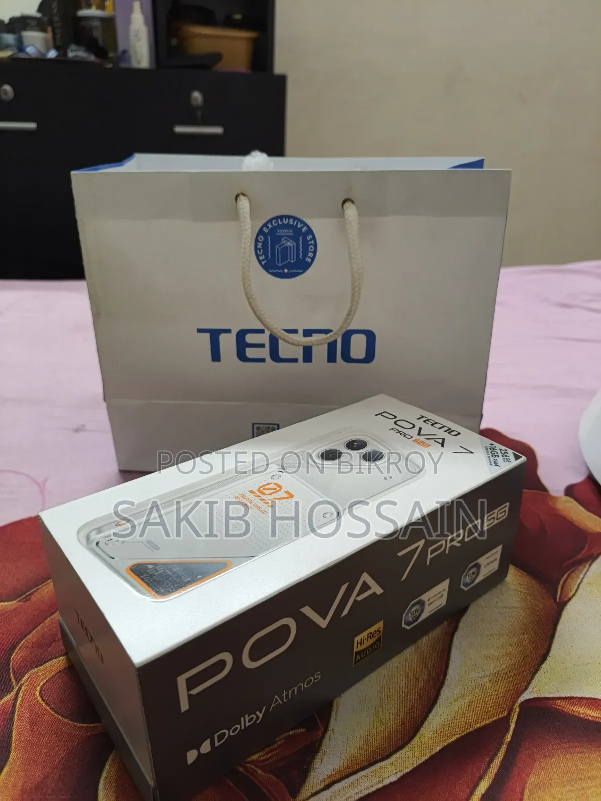 Tecno Pova 7 Pro 5G 256 GB Black