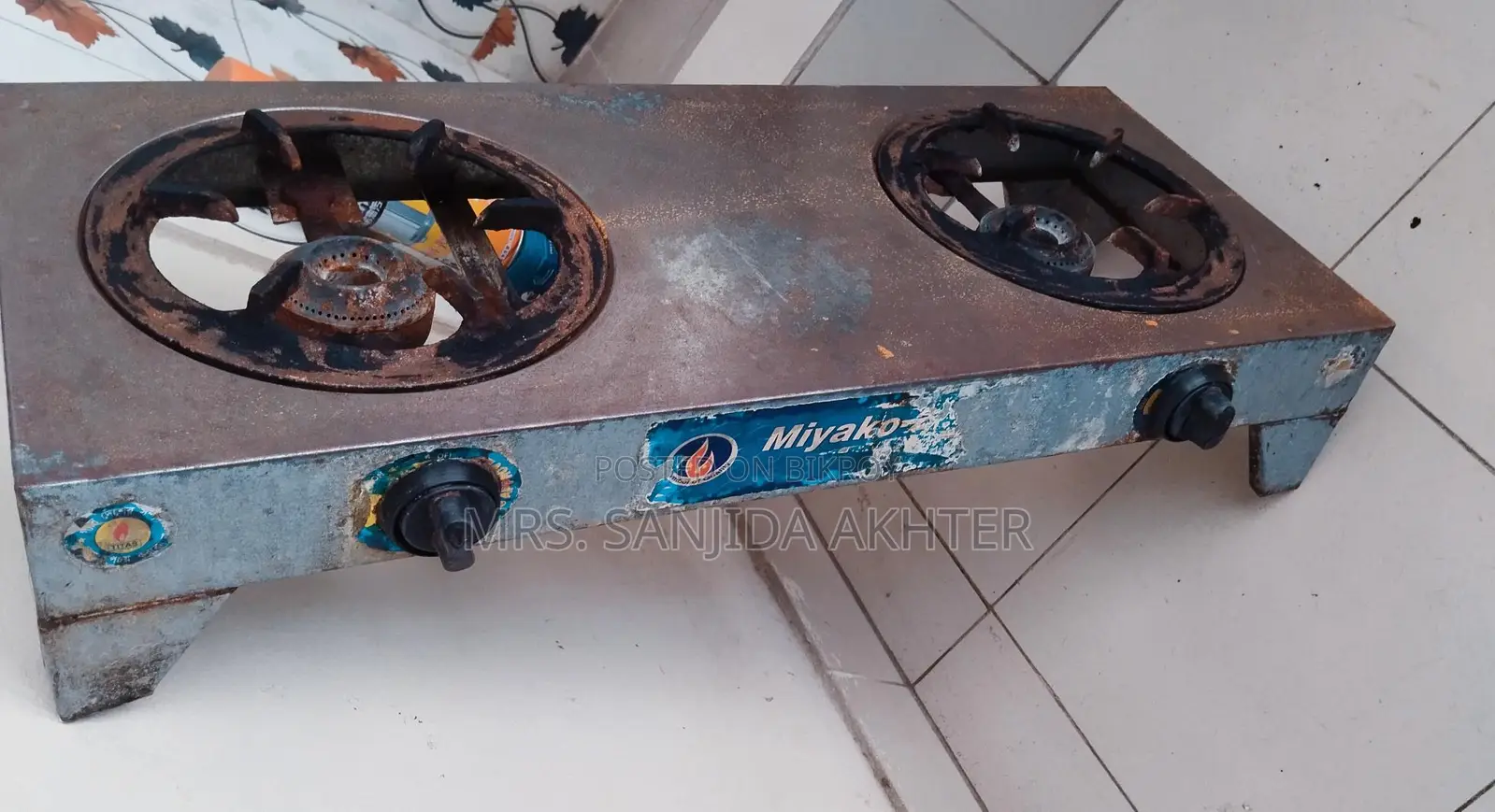 Gas Er Double Burner Chula