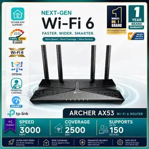 Tp Link Blazing Speed Wi-Fi 6 Router – Upgrade Your Internet Today!