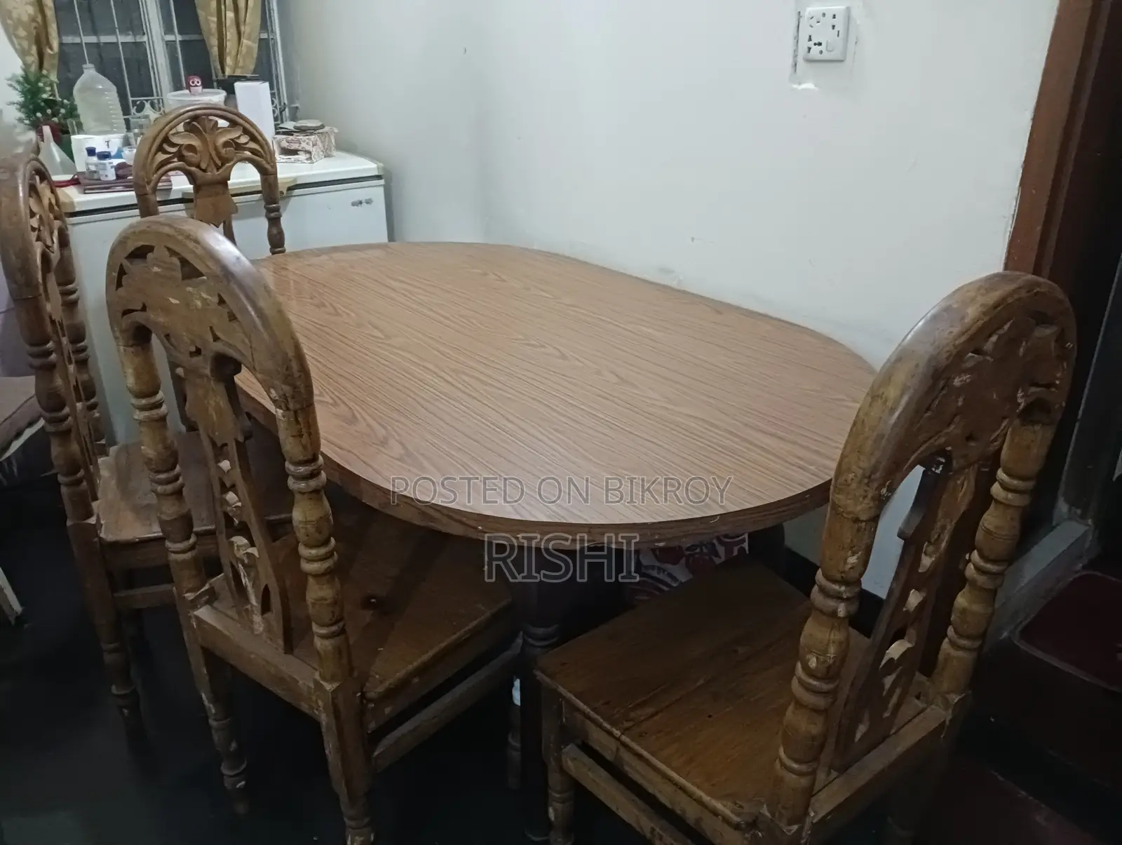 Dining Table + 6 Chairs (Segun Wood)