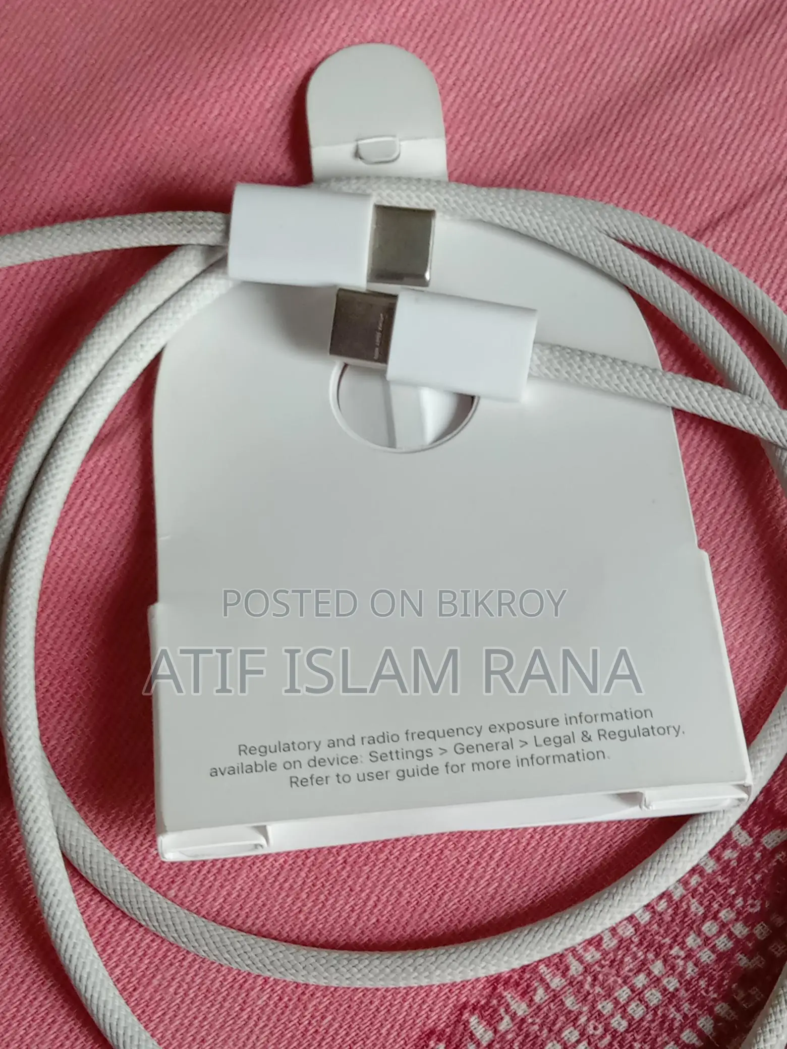 16 Pro Max Original cable