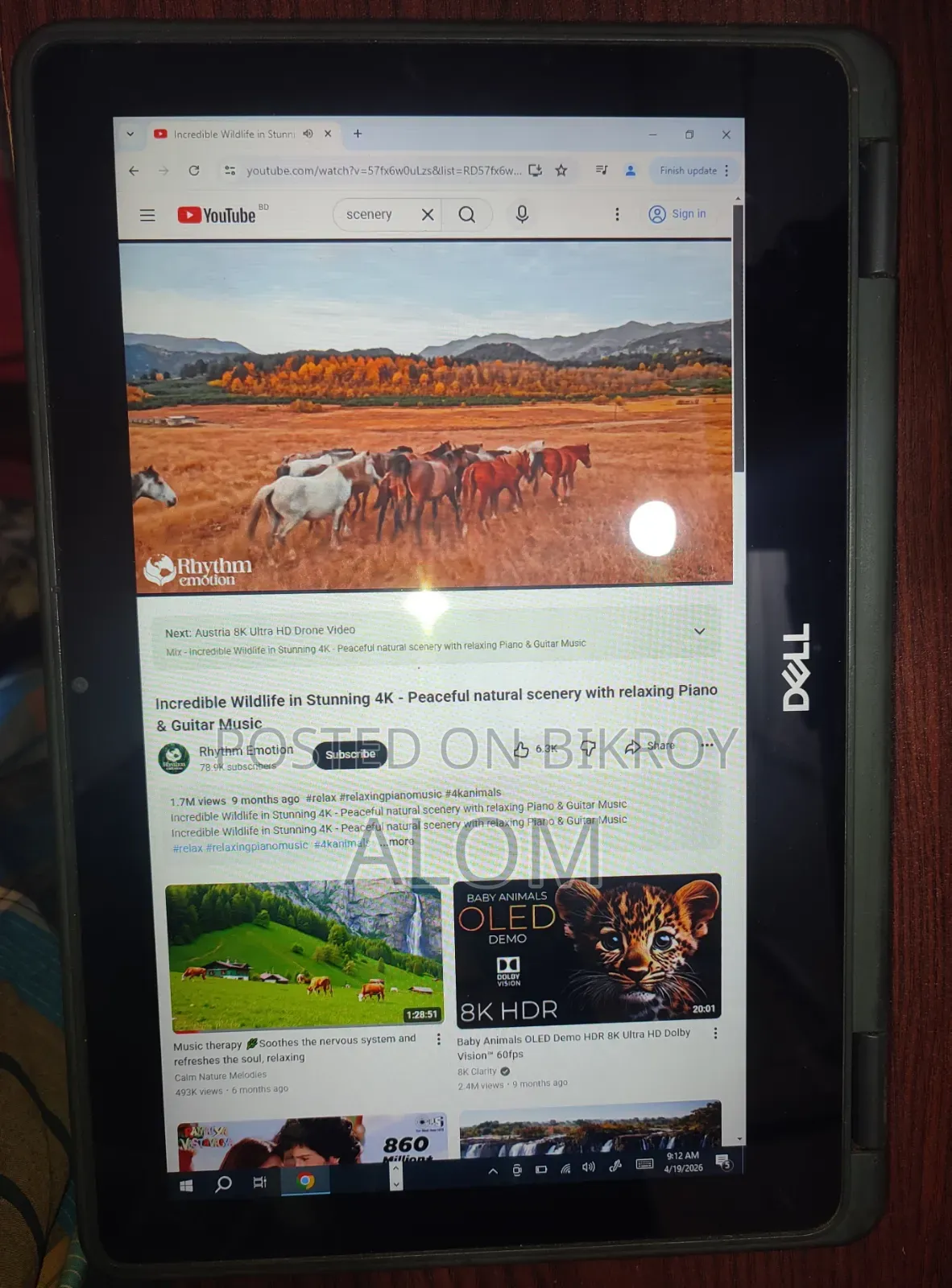 Dell Laptop 8GB RAM 128GB SSD