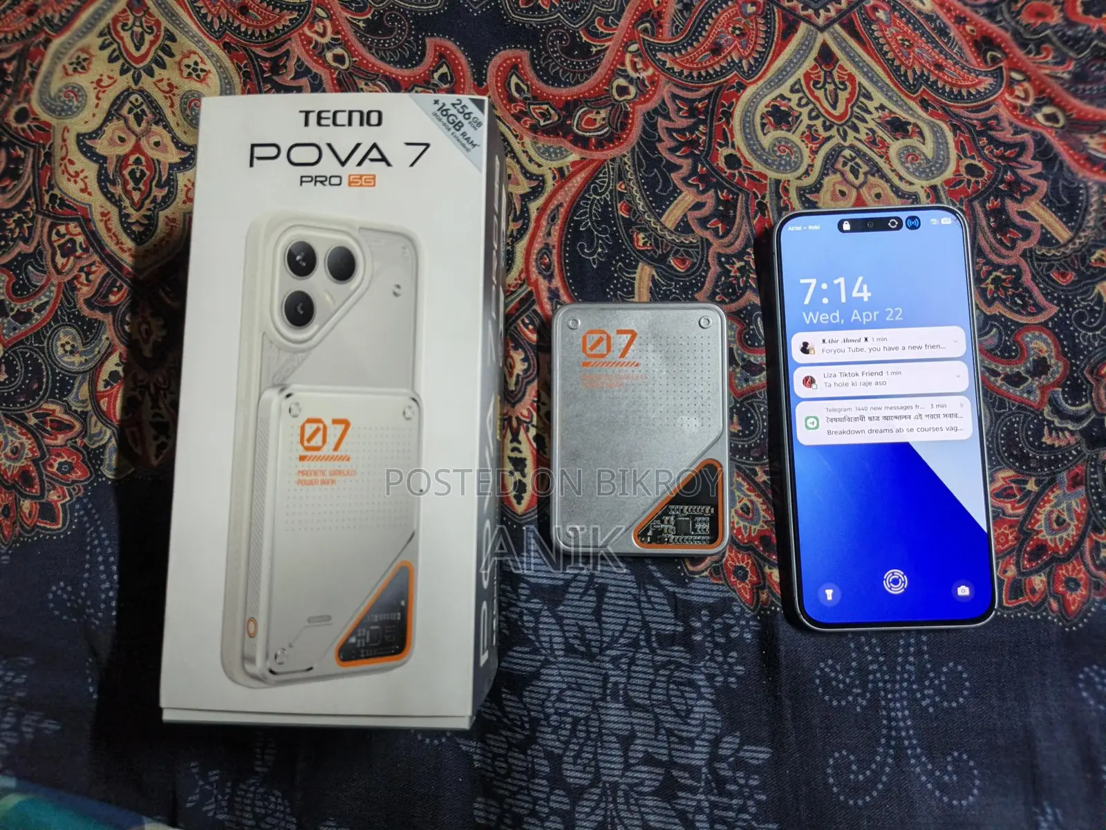 Tecno Pova 7 pro 8/256GB (Used)
