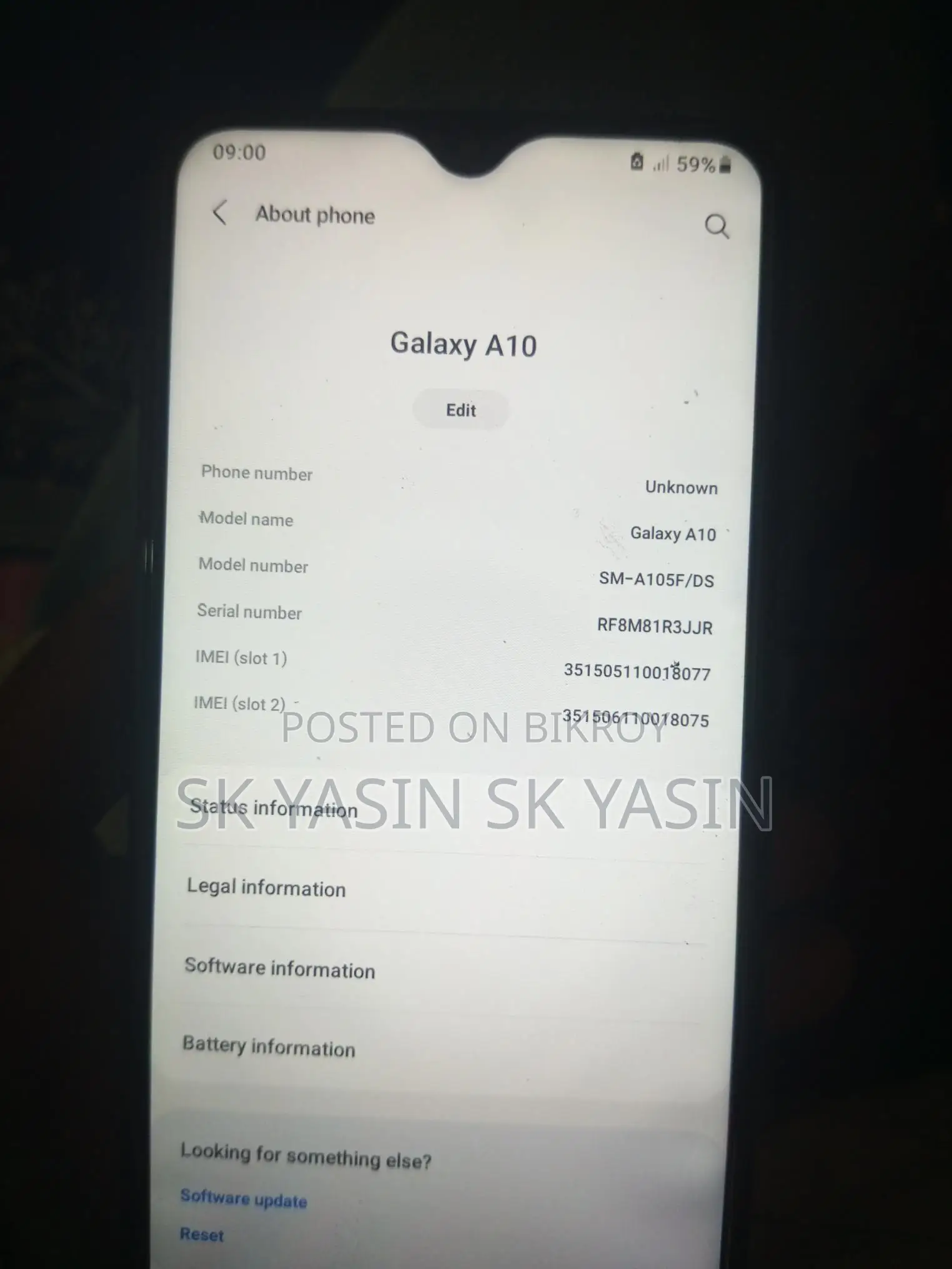 Samsung Galaxy A10 (Used)