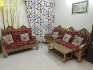 কাঠের সোফা (২+২+১ = ৫ সিট)