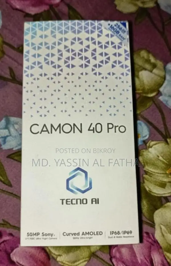 Tecno Cemon 40 Pro . (Used)