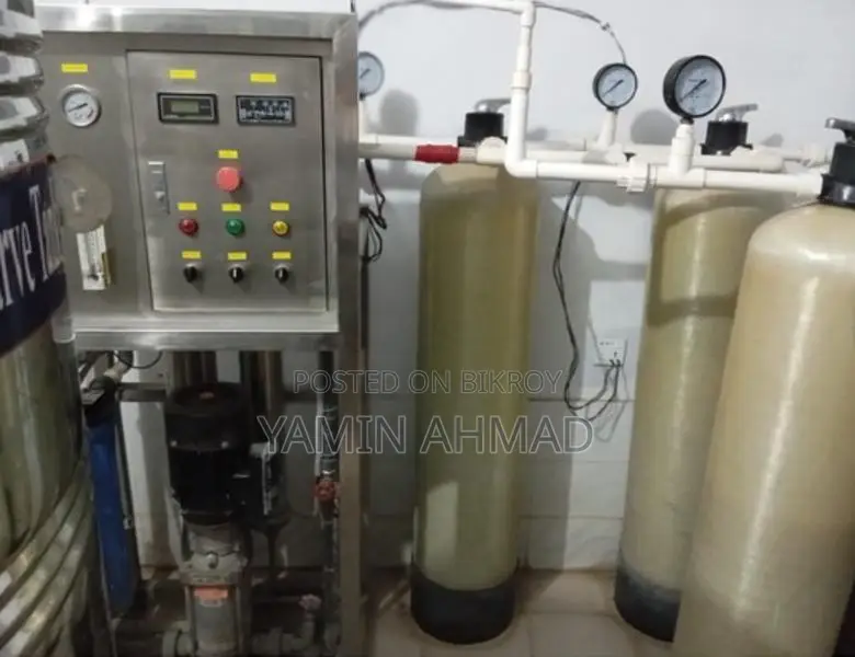৫০০ লিটার Industrial Ro Plant খাবার পানি ও ব্যাটারির জন্য উপযোগী