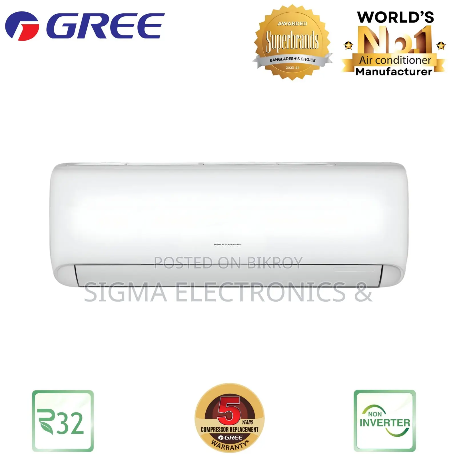 Gree GS-18XCOA1V Cosmo – Split 1.5 Ton Inverter AC 2026 Model