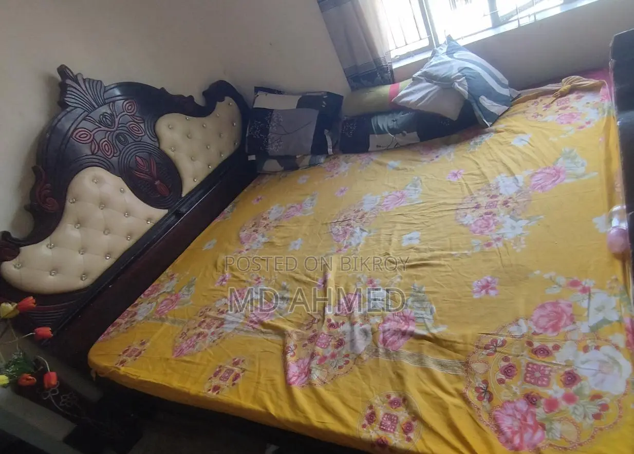 Bed and Wardrobe