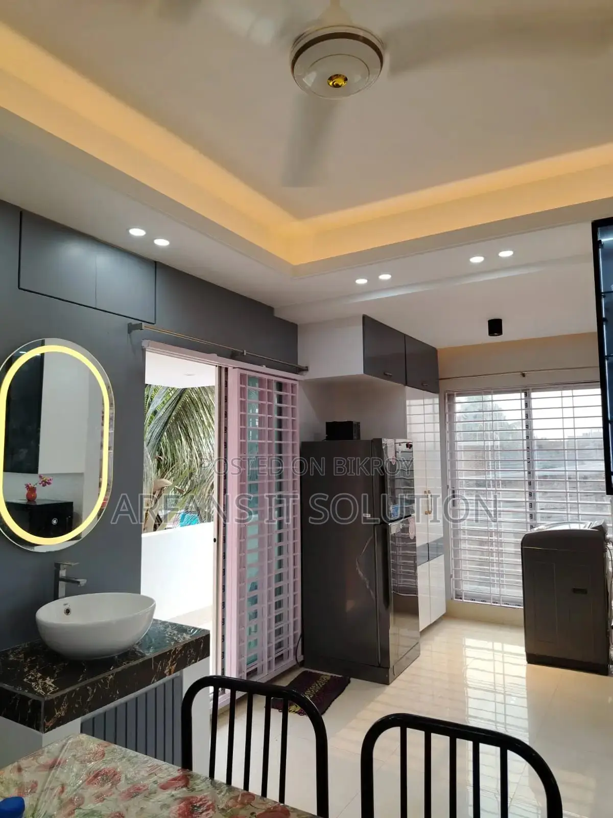 Furnished 3-bedroom Apartment in Khulna Sadar for rent