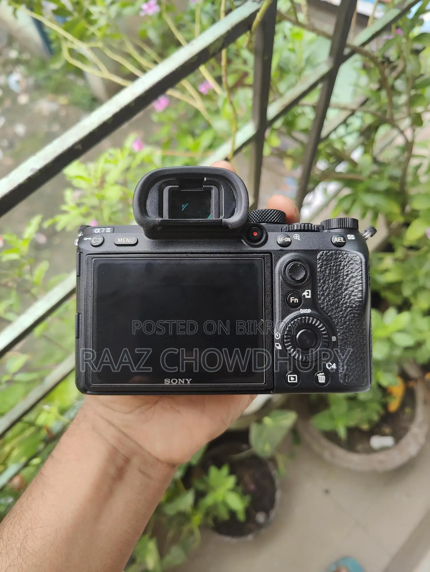 SONY A7III CAMERA WITH SILICON CASE & 3M Stickers