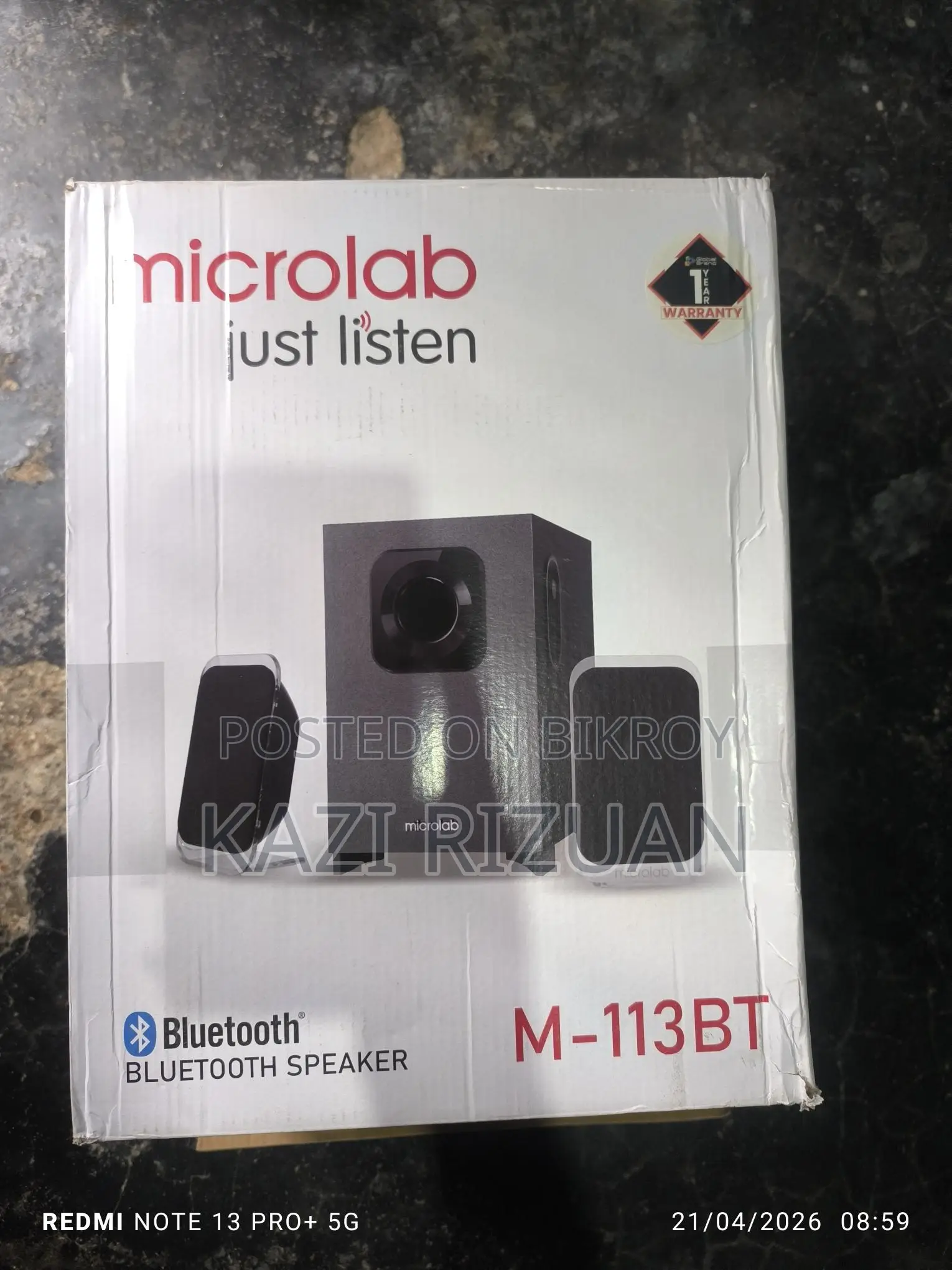 Microlab Bluetooth Speaker M113BT