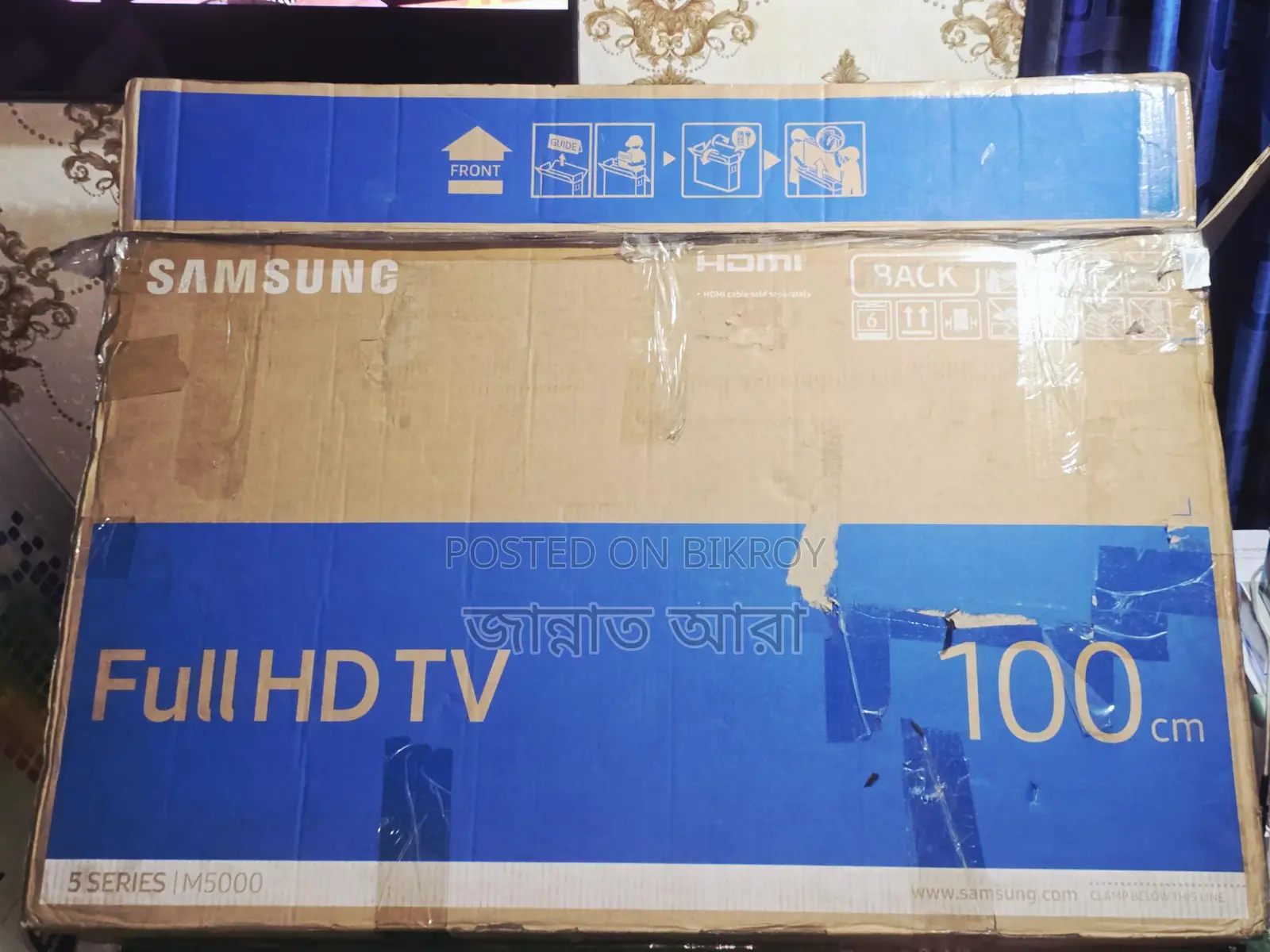Samsung 40" TV + Google box (voice) with six months warranty