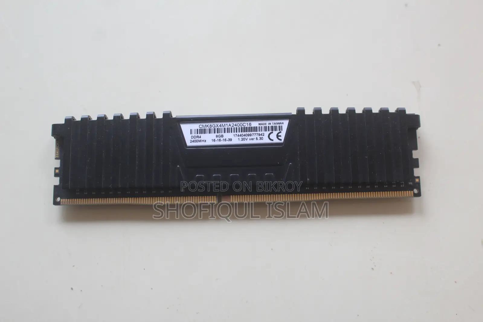 Corsair Vengeance Lpx 8gb 2400mhz DDR4 Desktop RAM