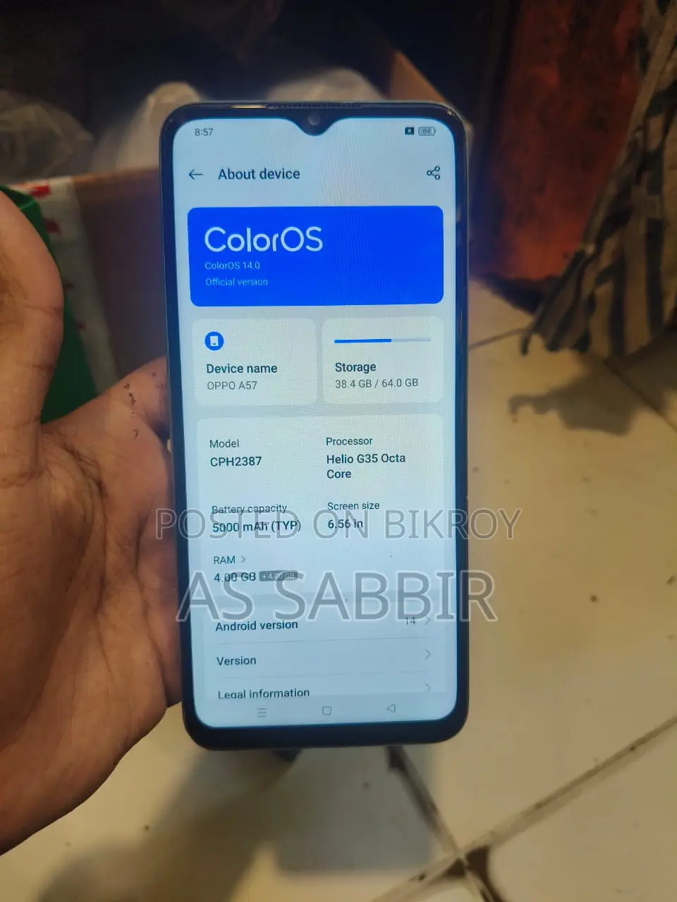 OPPO A57 (Used)