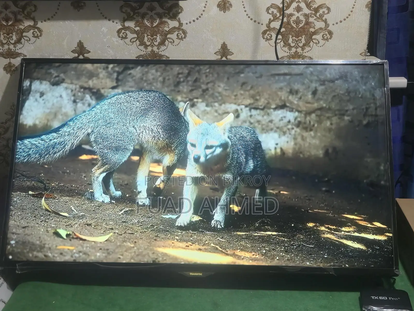 Transtec 40" TV + Google box (voice) with six months warranty