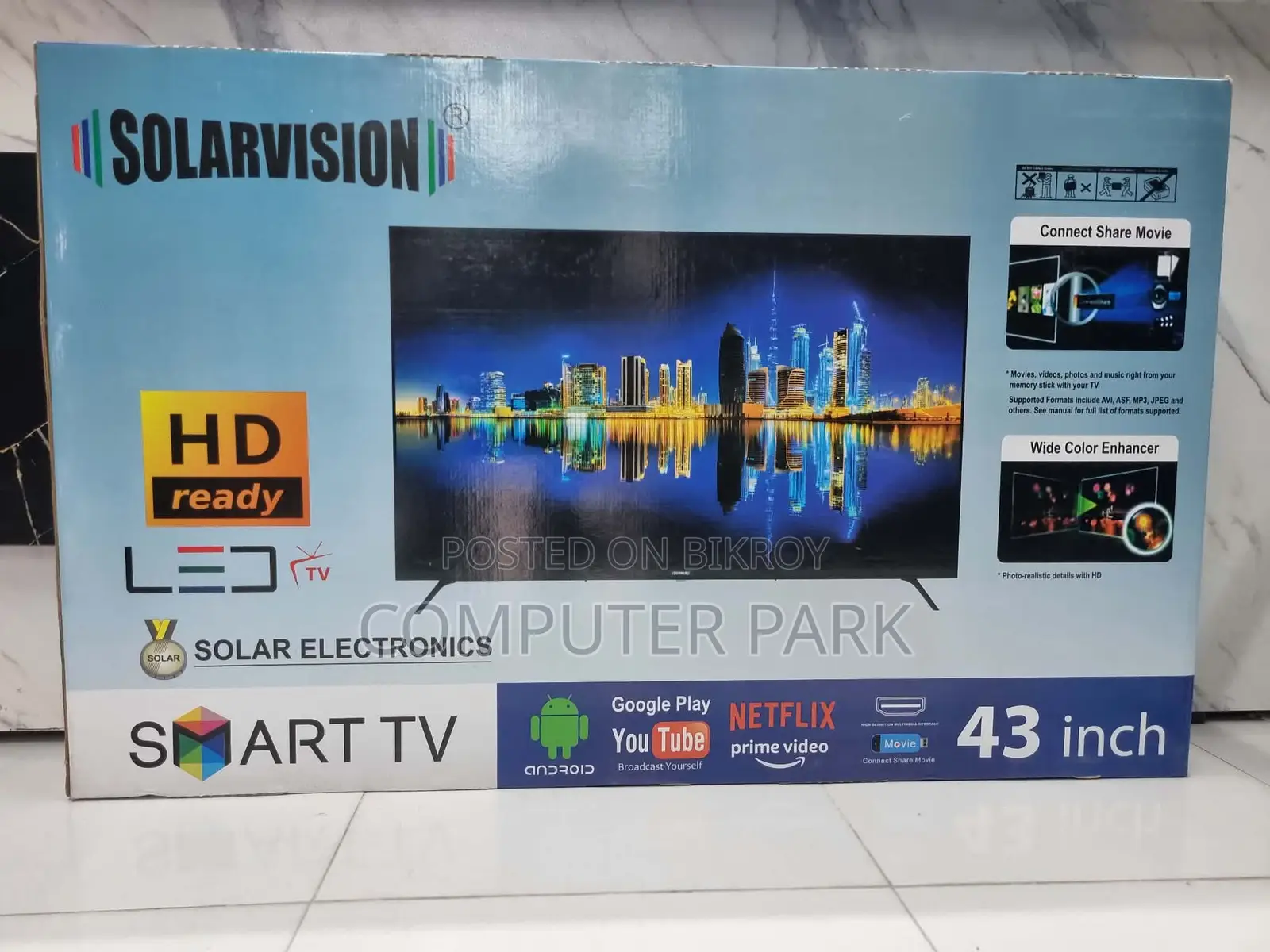 Special Offer | SOLARVISION 43" LED Android SMART Best TV
