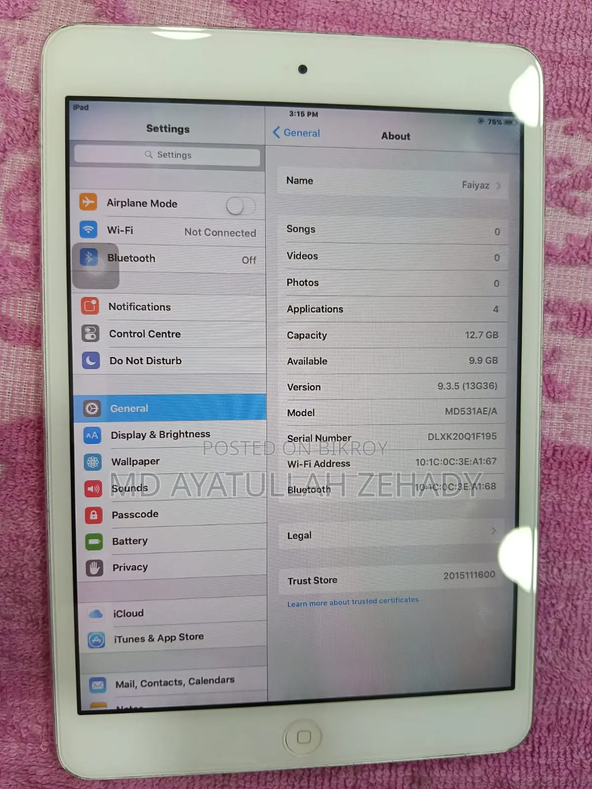 Apple Ipad (used)