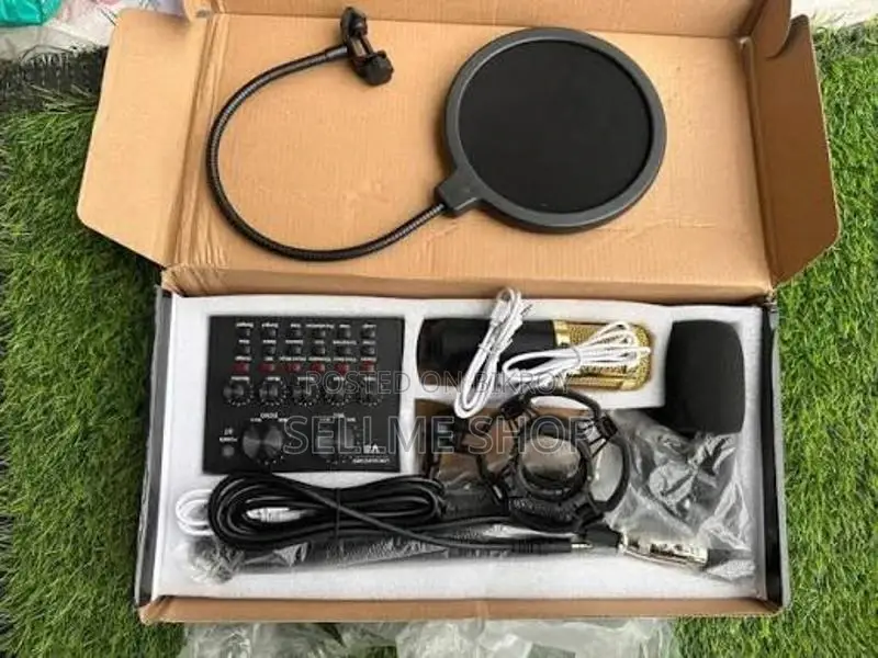 Bm 800 Condenser Mic + V8 Sound Card