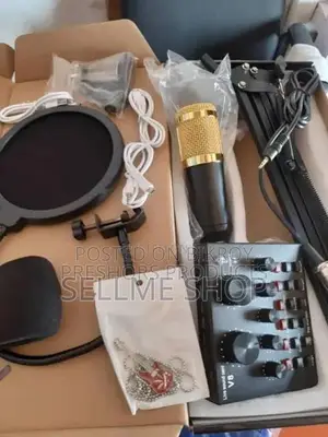 Bm 800 Condenser Mic + V8 Sound Card