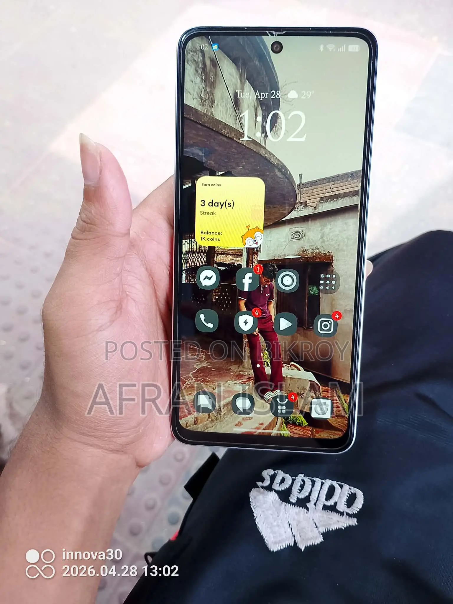 Oppo A5X 128 GB Gray