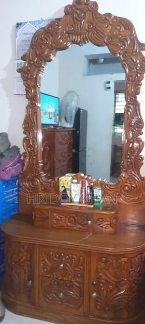 Bed, Dressing Table, Wardrobe