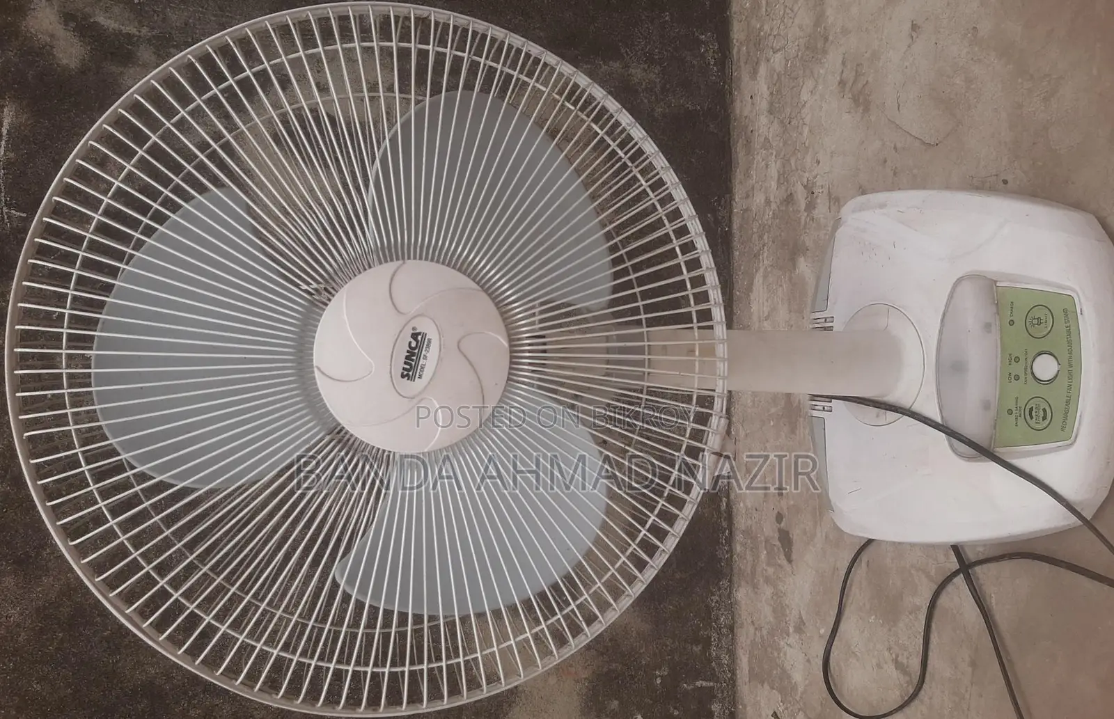 Sunca Rechargeable Fan