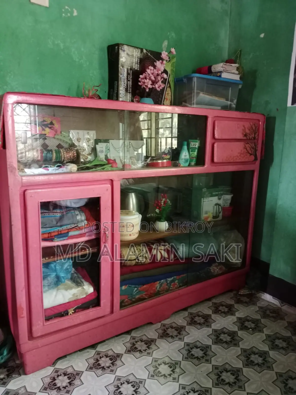 Teak Wood Showcase