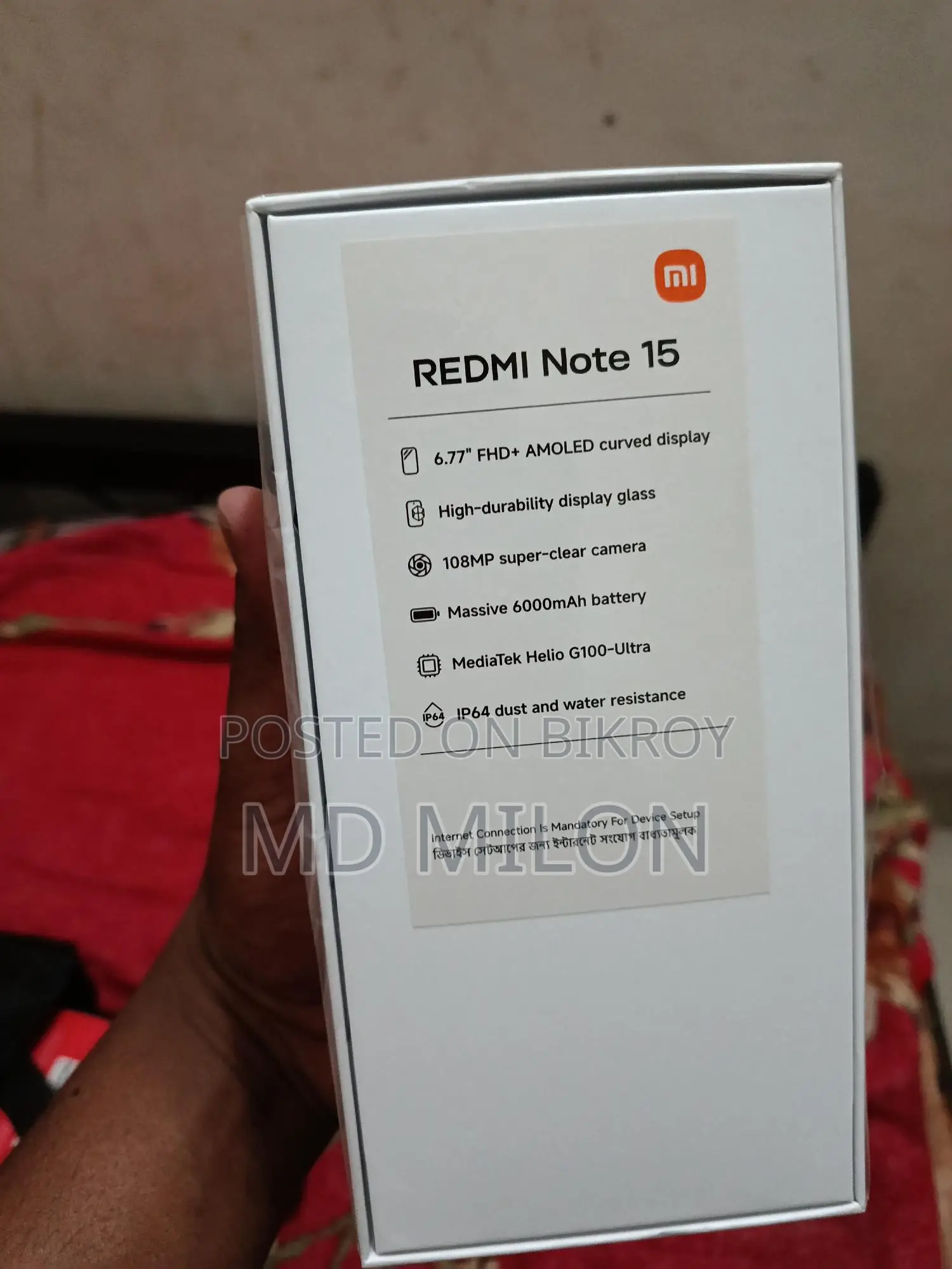 Xiaomi Redmi Note 15 6GB/128GB (Used)